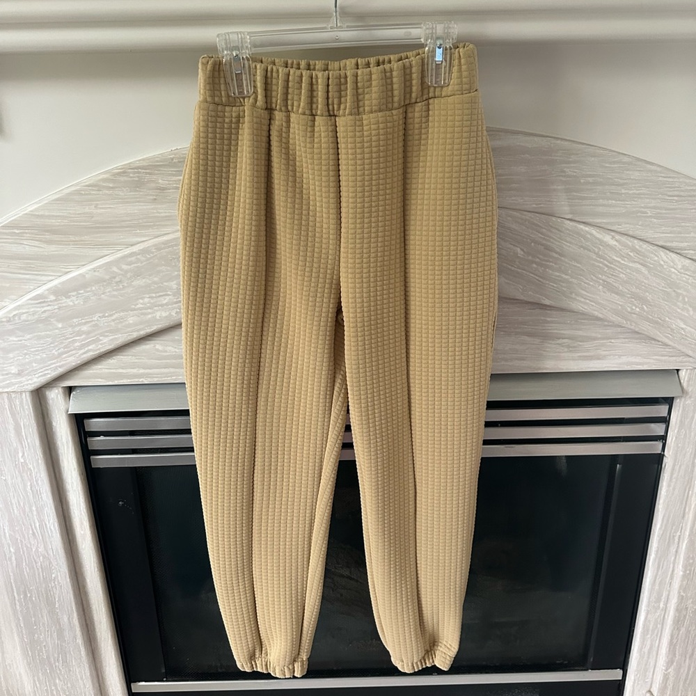 Top shop beige professional joggers